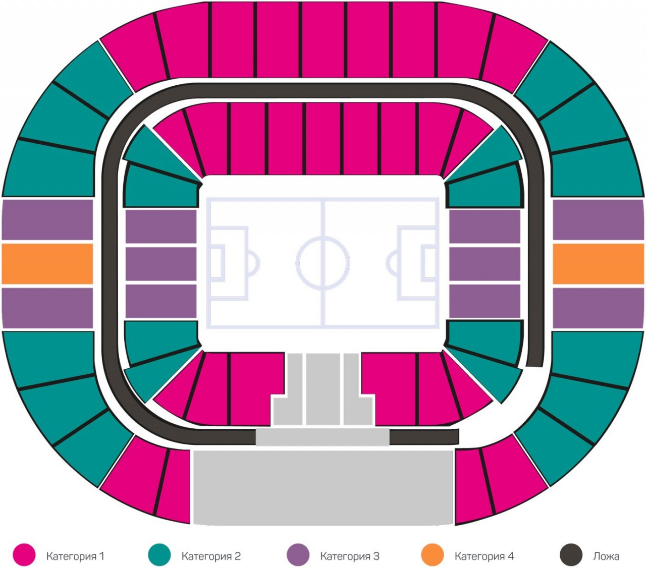 Схема арены лужники с местами