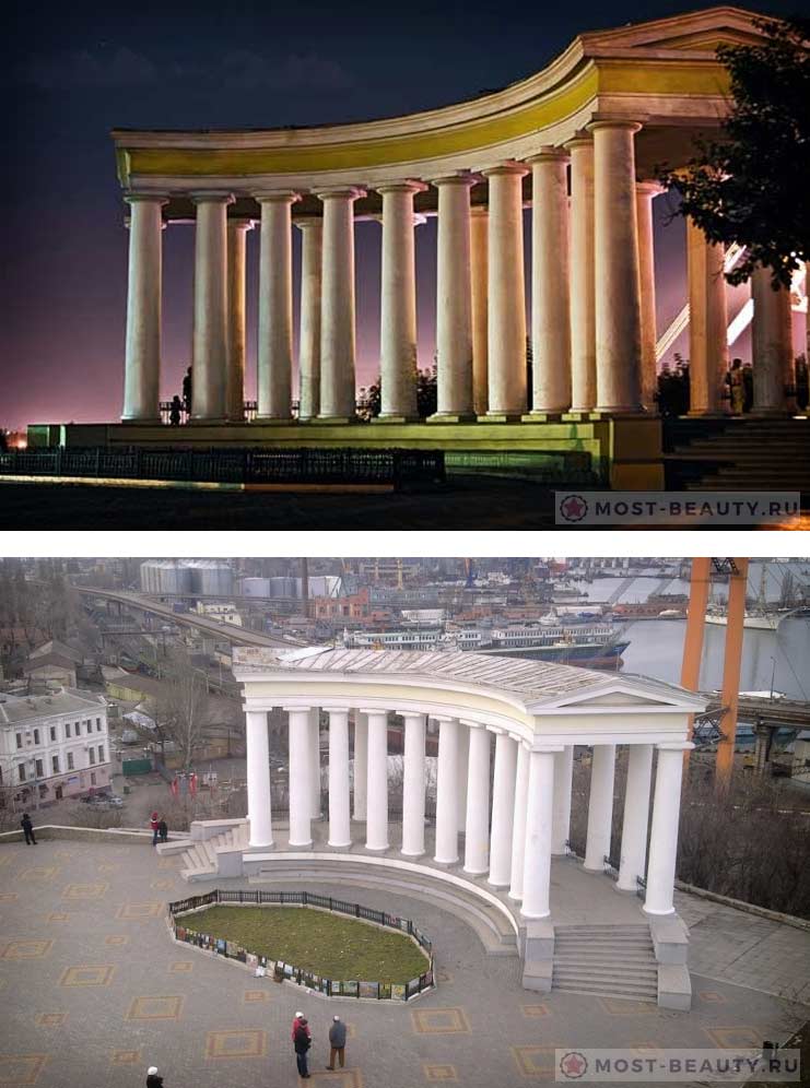Самые прекрасные места Одессы: Воронцовская колоннада