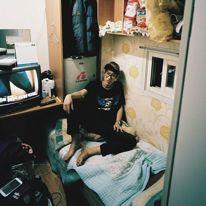 Гошивон — южнокорейские квартиры-клетки, где можно только спать, ставшие символом бедняков и студентов жилье,о недвижимости