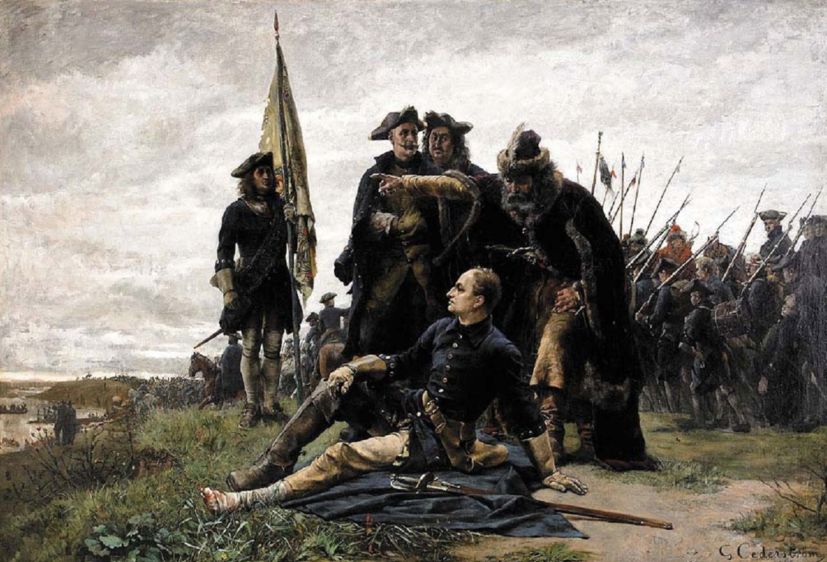 "Мазепа и Карл XII после Полтавской битвы" (картина Густава Седерстрёма)