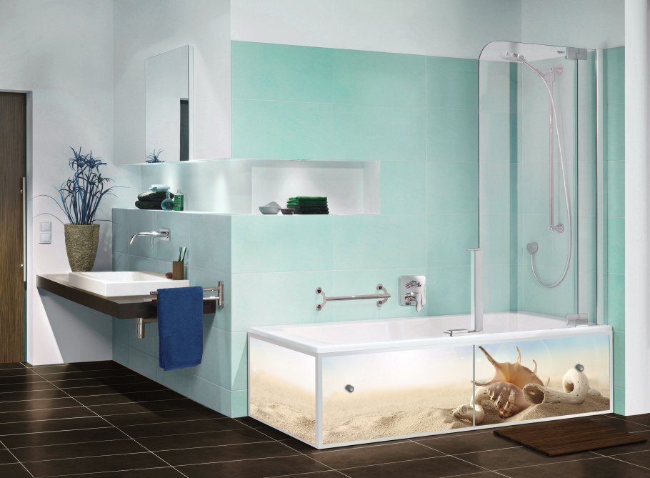 Ванная комната - это особенное пространство, где важен каждый штрих. И одним из ключевых элементов, способных преобразить этот интимный уголок, это экраны для ванны.-15
