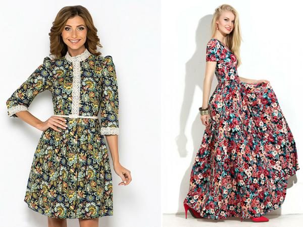 Как правильно носить платья в цветочек и не выглядеть простушкой Как правильно носить платья в цветочек и не выглядеть простушкой лучшее,мода,модные советы,Наряды