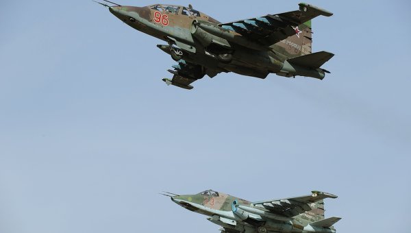 Самолеты Су-25СМ. Архивное фото
