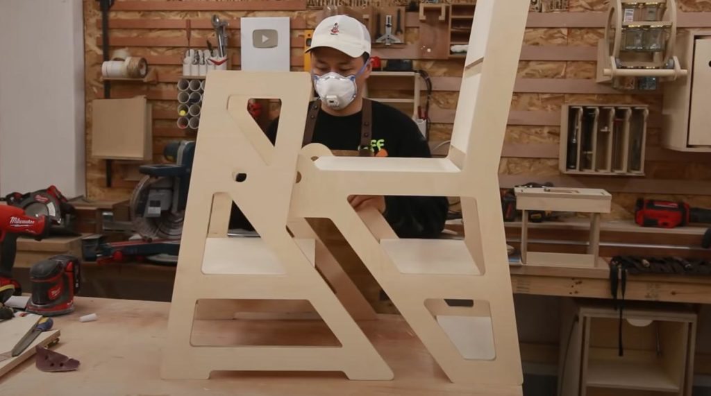 Как сделать складной стул-стремянку для дома и мастерской