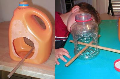 Кормушка для птиц из пластиковой бутылки и деревянная кормушка своими руками Кормушка для птиц из пластиковой бутылки и деревянная кормушка своими руками очумелые ручки