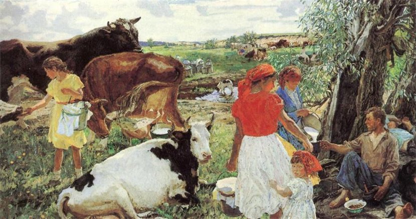 Жизнеутверждающие картины русского художника Пластова