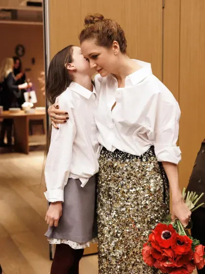 Виктория Исакова с дочерью