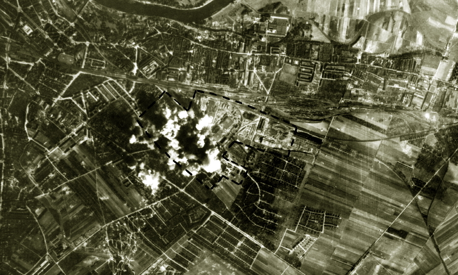​Бомбардировка заводов «Крупп» в октябре 1944 года (NARA) - Толстая шкура немецкого зверинца | Warspot.ru