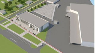 Проект магазина рядом с ТРЦ 