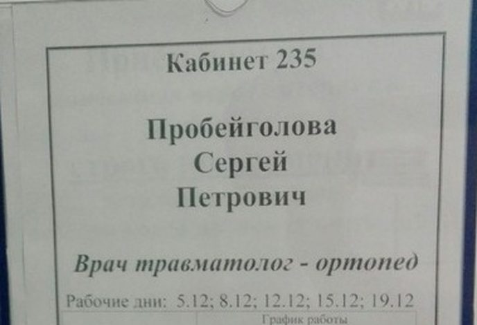 Люди, которым здорово повезло с фамилией приколы