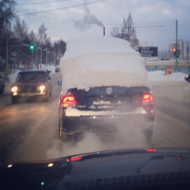 Русская Зима - укрепляем крыши авто