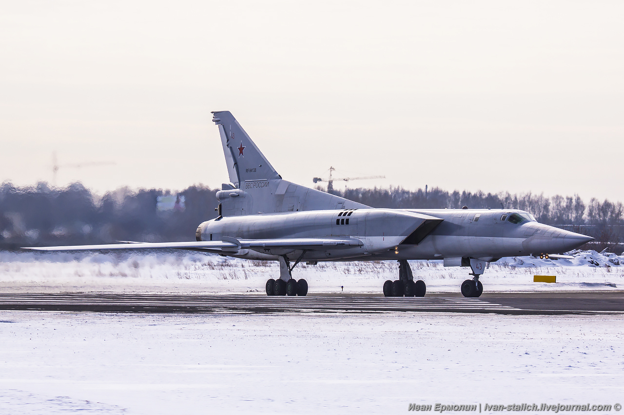 Работа ракетоносцев Ту-22М3