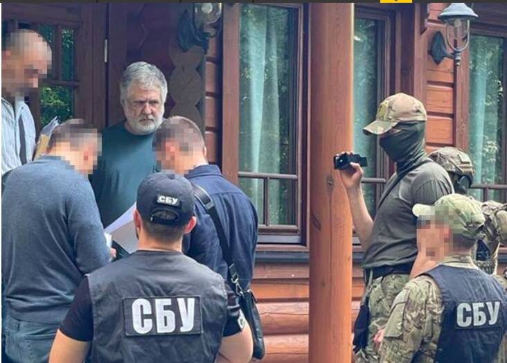   Арест Коломойского. Фото: соцсети