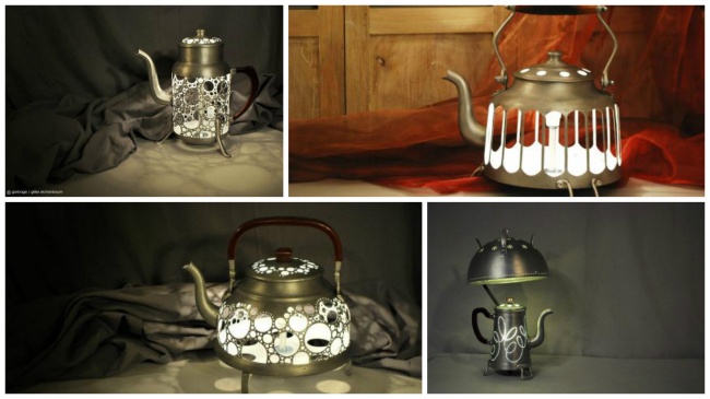 14 гениальных способов сделать из старой посуды дизайнерскую штуковину 14 гениальных способов сделать из старой посуды дизайнерскую штуковину поделки,рукоделие,самоделки,своими руками,сделай сам,умелые руки