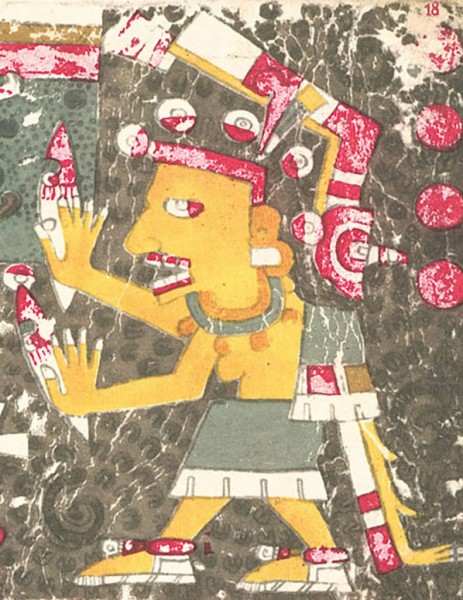 _Mictlancihuatl, Aztec goddess of the underworld  Borgia Codex.jpg