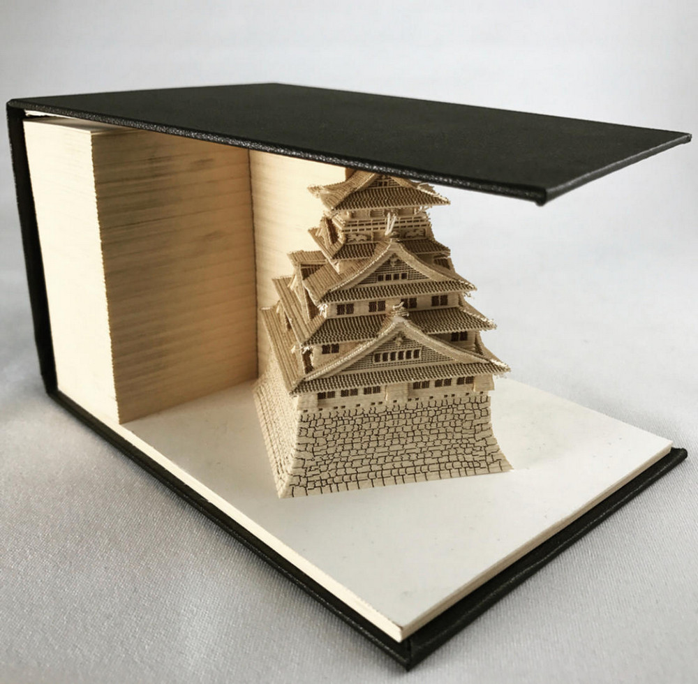 Отрывной блокнот из Японии, теряя листки, превращается в произведение искусства