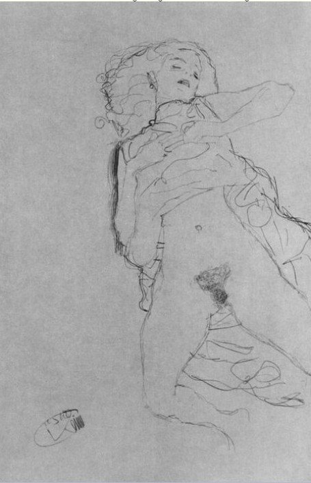 Скандальные эротические рисунки Густава Климта