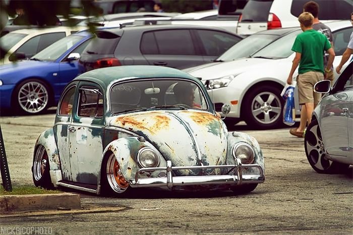 Модная ржавчина: Volkswagen Beetle Rat Look Beetle,Volkswagen,автомода,ржавчина,тюнинг