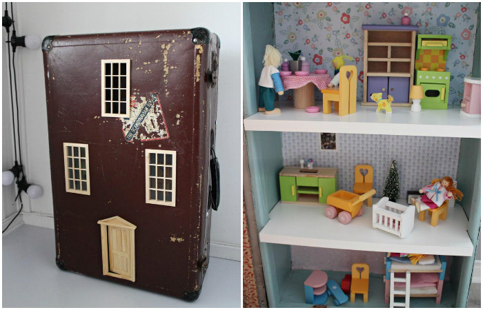 Кукольный домик в чемодане «Домик в деревне»