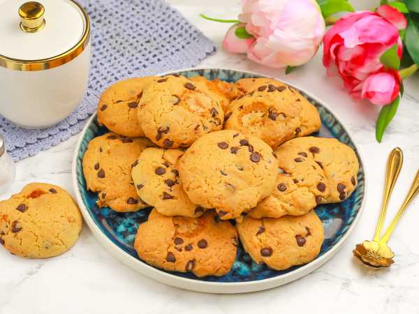 Печенье с маршмеллоу и шоколадом, рецепт с фото