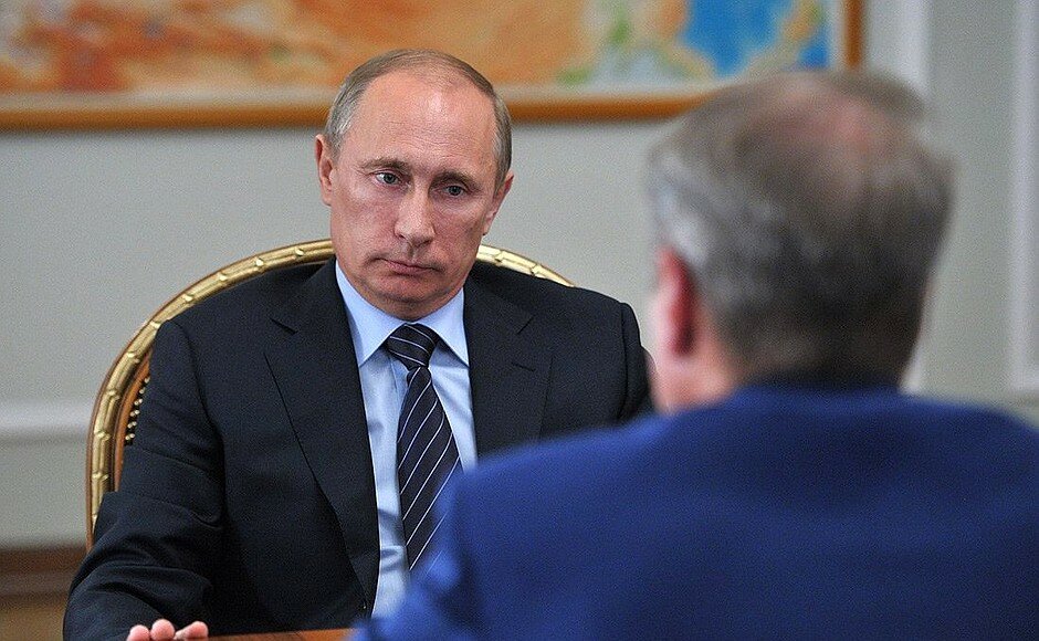 Встреча с президентом главы Сбербанка России Германа Грефа.  Фото: http://kremlin.ru/
