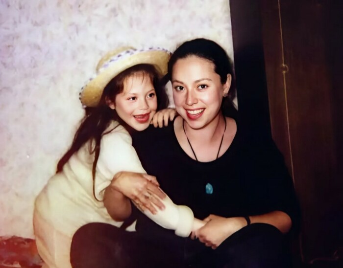 Первая жена и дочь Вячеслава Гришечкина.