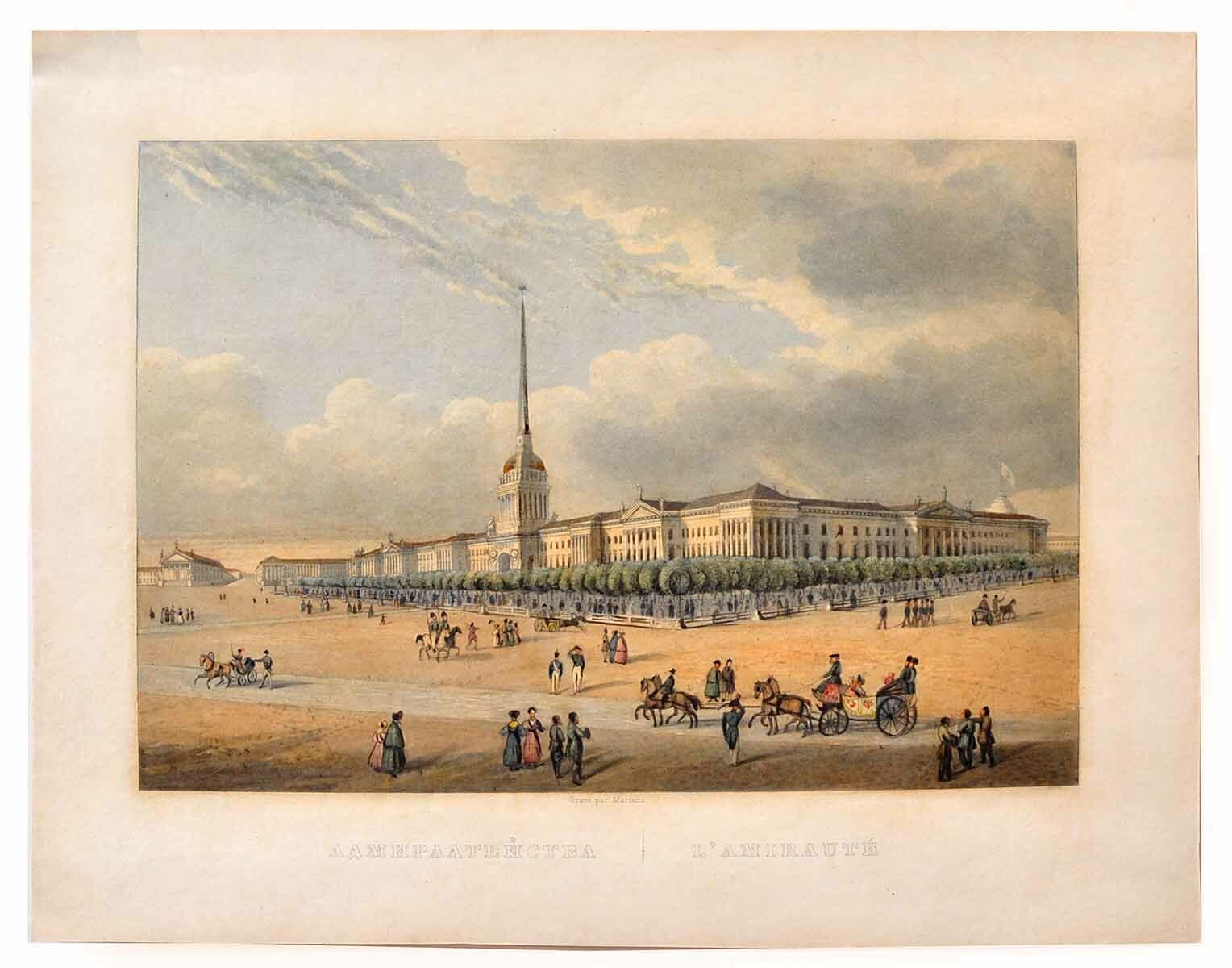 Петербургское Адмиралтейство, начало XIX века