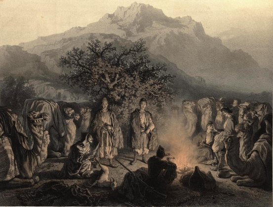 Григорий Гагарин. Закавказье. Стоянка армянских купцов