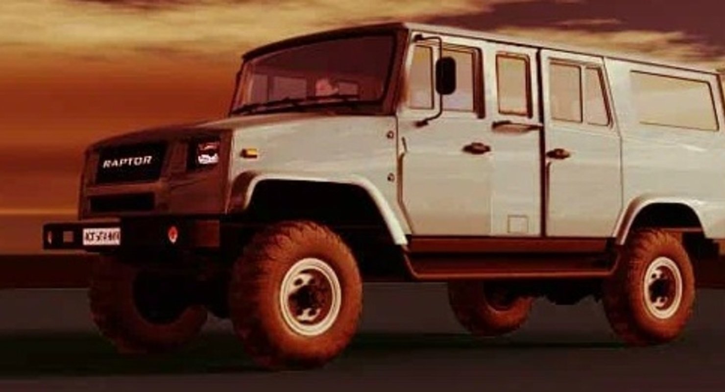 Вездеход «Раптор» на полноприводном грузовом шасси с кабинами от ЗиЛа