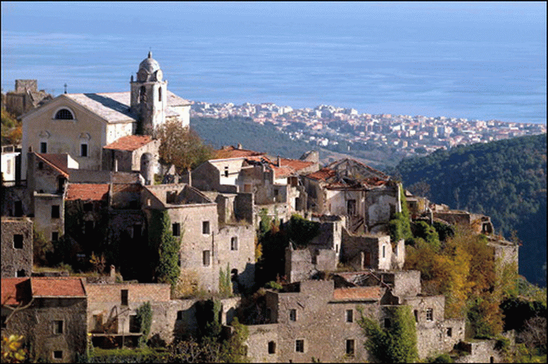 1. Средневековый город Балестрино, Италия города-призраки, заброшенные города, загадки, тайны, фото