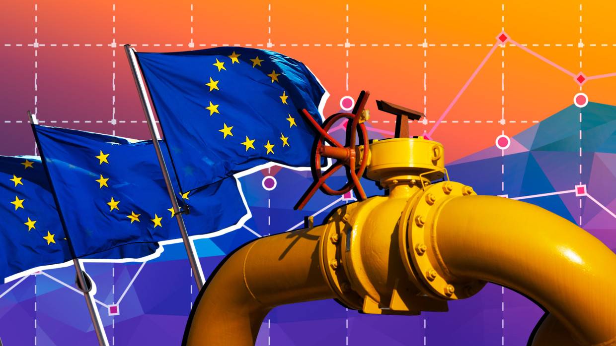 Отбор газа из европейских хранилищ достиг максимальных 312 млн кубометров