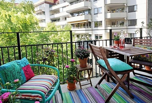 Идеи обустройства небольших балконов идеи