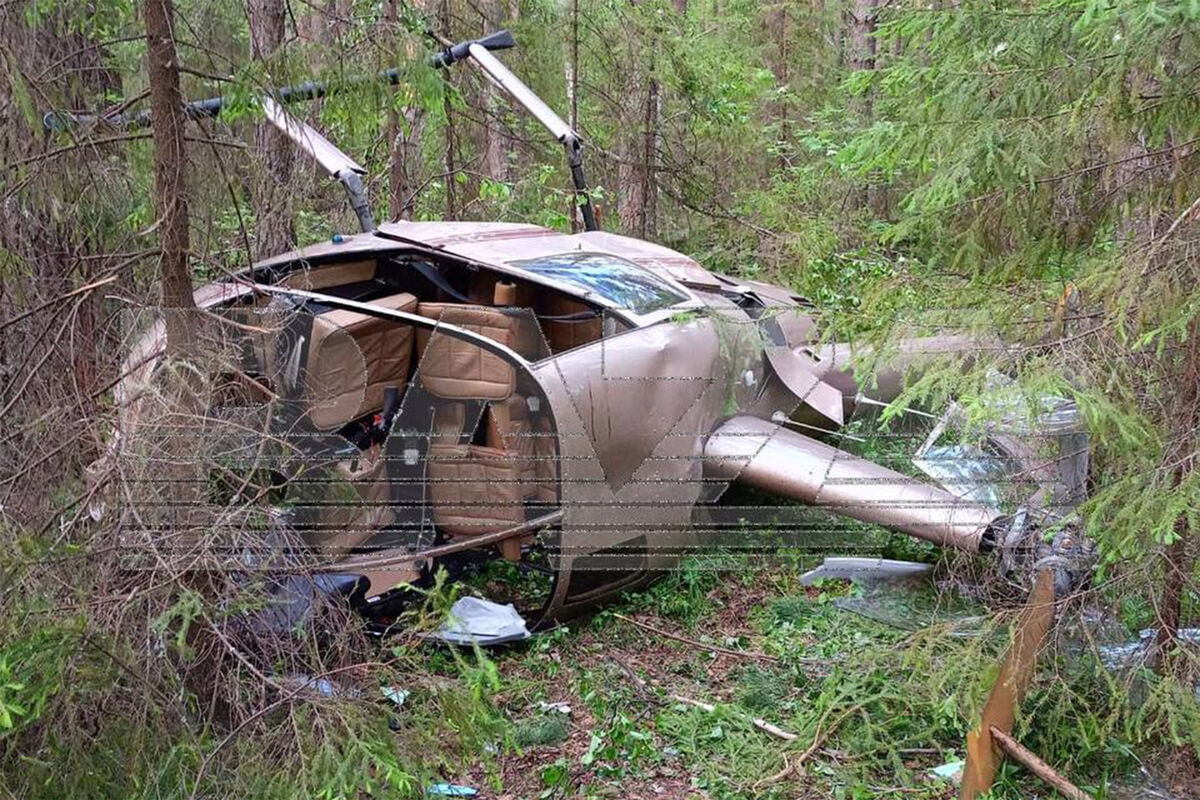 СК: после жесткой посадки вертолета в Свердловской области завели уголовное дело
