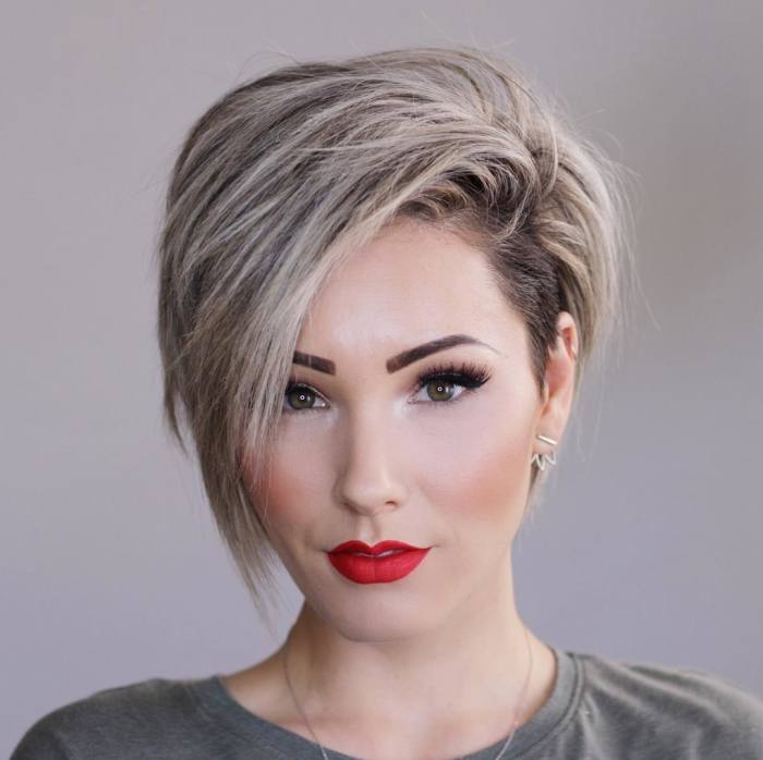 Необычное решение, которое выгодно сочетается с тонкими волосами. /Фото: hair-moda.com