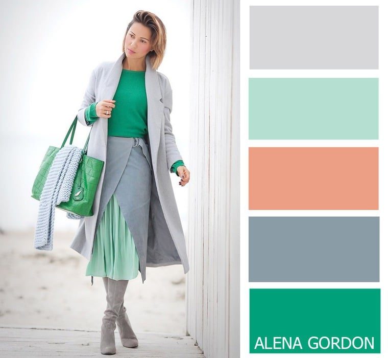 Нежные весенние сочетания в одежде 