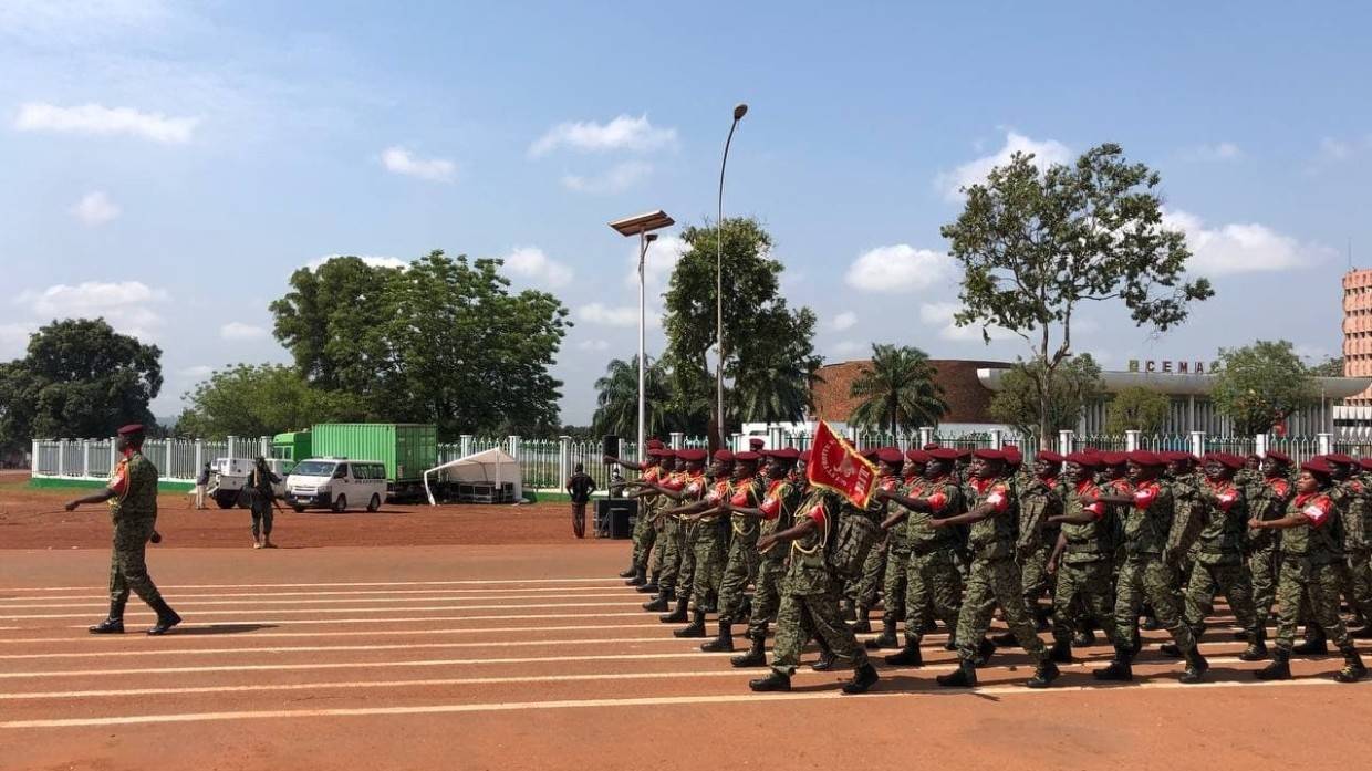 Военнослужащие ЦАР продемонстрировали высокий уровень подготовки во время парада