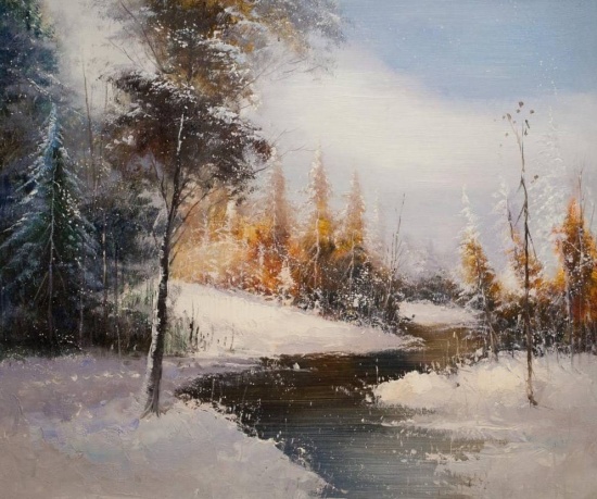 Художник Андрей Шарабарин. Живое золото Алтая 