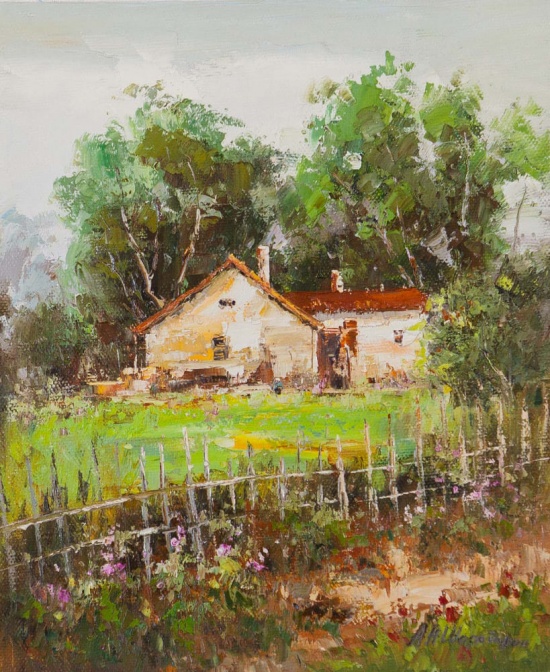 Художник Андрей Шарабарин. Живое золото Алтая 