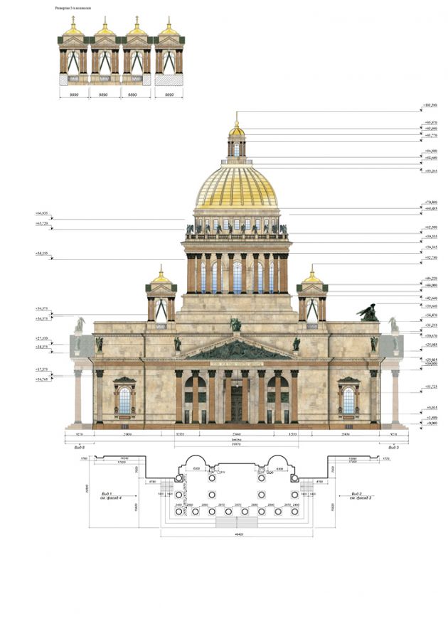 Проект здания исаакиевского собора был разработан