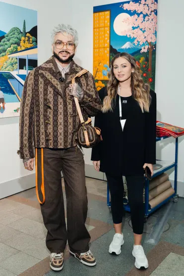 Филипп Киркоров, Дмитрий Песков и Татьяна Навка, Тимати с возлюбленной Валентиной Ивановой посетили ярмарку современного искусства 