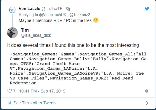 Информация об упоминании PC версии игры RDR 2 в файлах Rockstar Games Launcher оказалась не правдой. Информация об упоминании PC версии игры RDR 2 в файлах Rockstar Games Launcher оказалась не правдой. action,pc,rdr 2,Игры