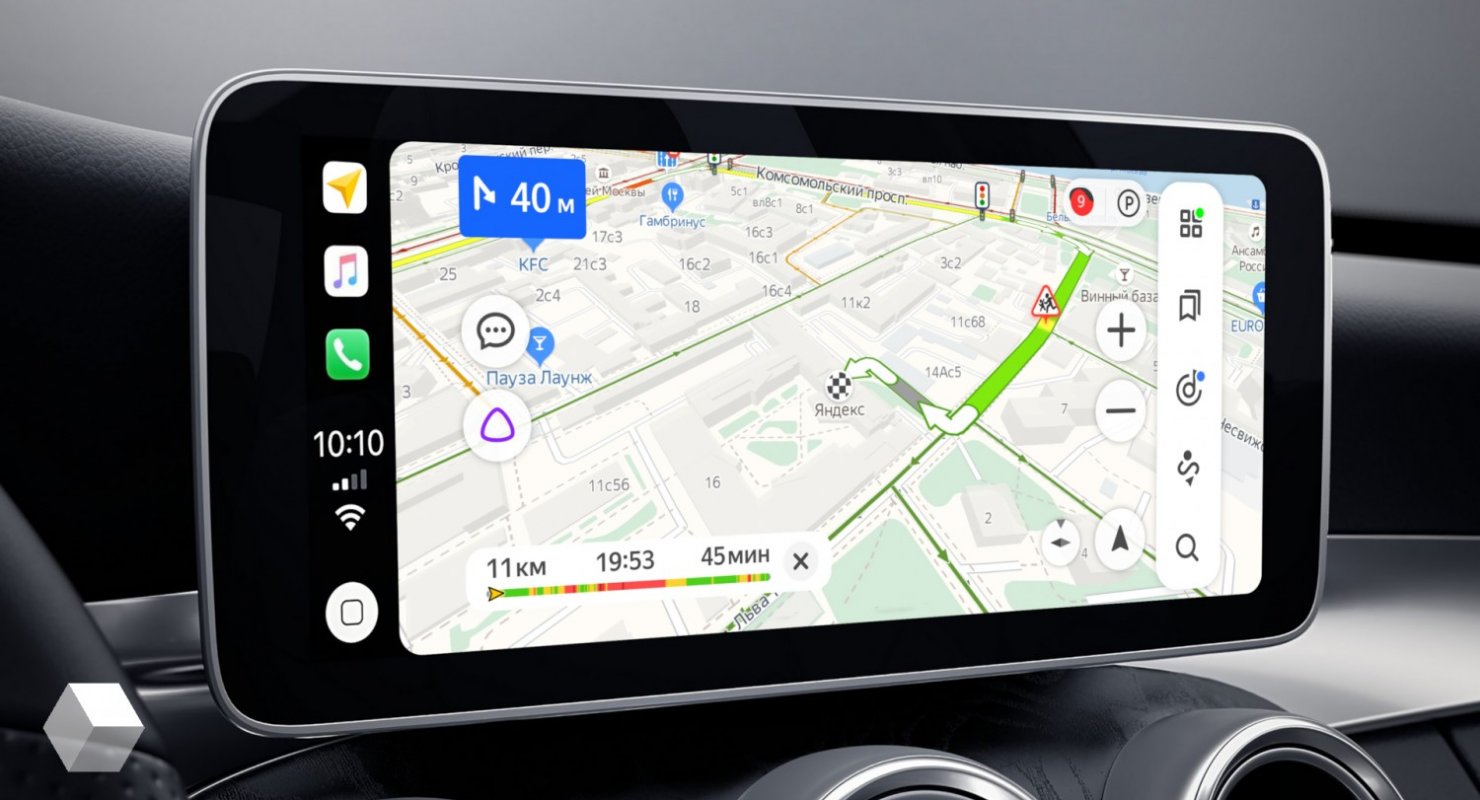 Водителей предупреждают об опасностях через навигатор