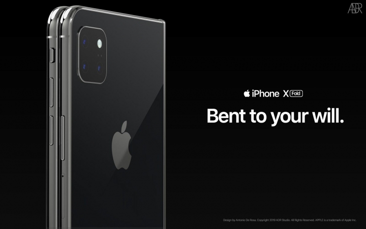 Складной iPhone X Fold глазами дизайнера Складной iPhone X Fold глазами дизайнера новости