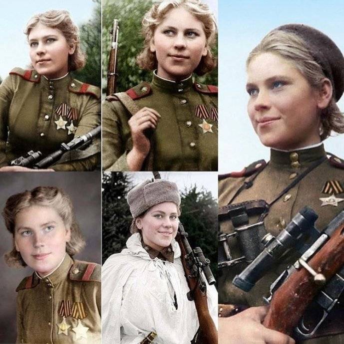 Красавица Роза Шанина. Снайпер 