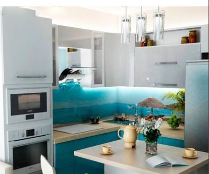 Идеи для маленькой кухни Идеи для маленькой кухни интерьер,мебель