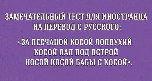 ТОНКОСТИ РУССКОГО ЯЗЫКА прикол,юмор