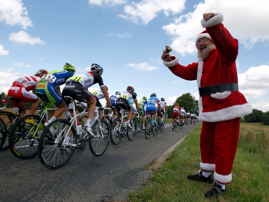 Экстравагантные поклонники Tour de France