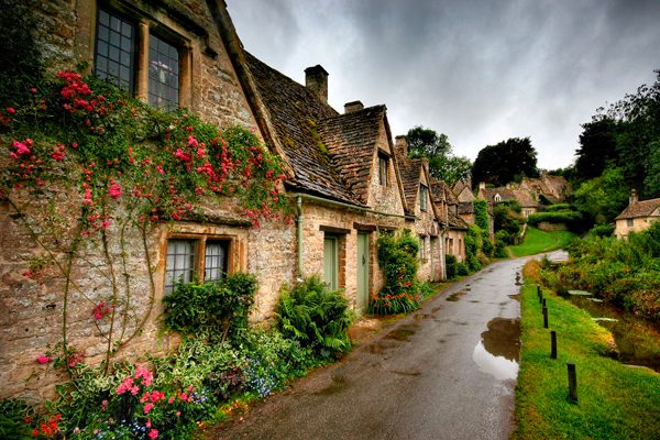 Бибури — возможно, самая красивая деревня в мире Англия,Бибури,деревни