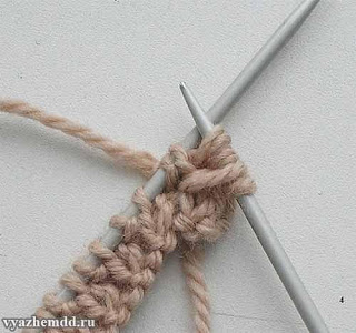 2 интересных узора для шапок и шарфов 2 интересных узора для шапок и шарфов
