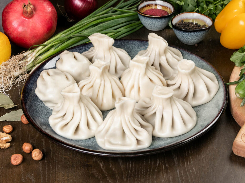 Хинкали в мультиварке на пару